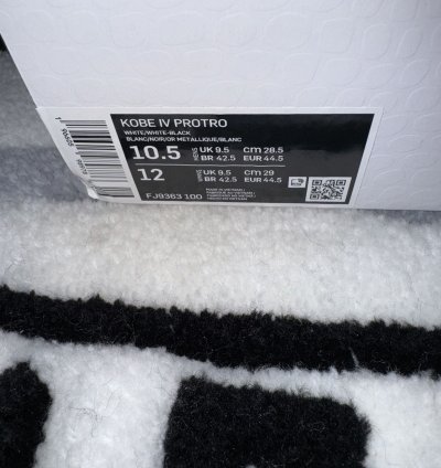 Nike Kobe 4 Protro Mambacita size 10 5