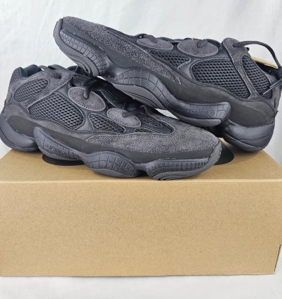 Adidas Yeezy 500 Utility Black By Kanye Men Size 13 5 Us