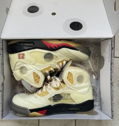 Off-white Jordan 5 Sail Size 10
