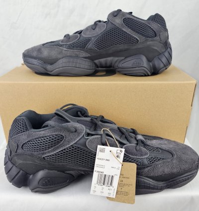 Adidas Yeezy 500 Utility Black By Kanye Men Size 13 5 Us