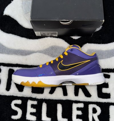 Nike Kobe 4 Protro Undefeated Lakers size 10