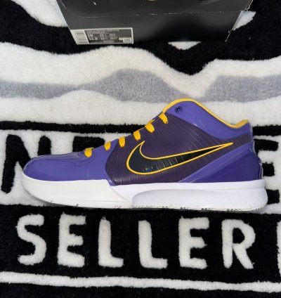Nike Kobe 4 Protro Undefeated Lakers size 10