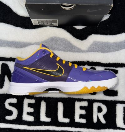 Nike Kobe 4 Protro Undefeated Lakers size 10