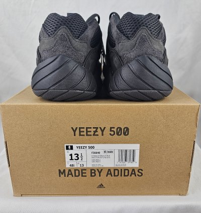 Adidas Yeezy 500 Utility Black By Kanye Men Size 13 5 Us