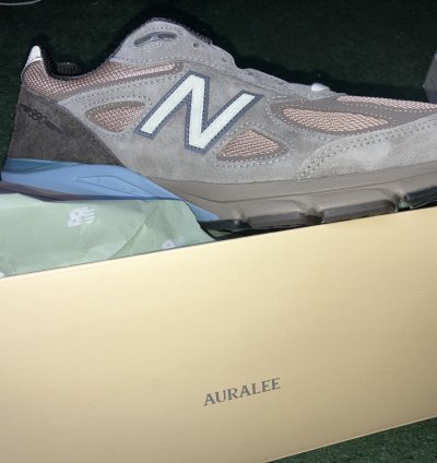 New Balance Auralee Miusa 990v4 Grey Size 10 Ships Asap