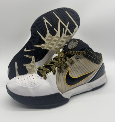 Nike Kobe 4 Protro White Black Del Sol Men Size 8 5