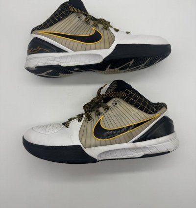 Nike Kobe 4 Protro White Black Del Sol Men Size 8 5