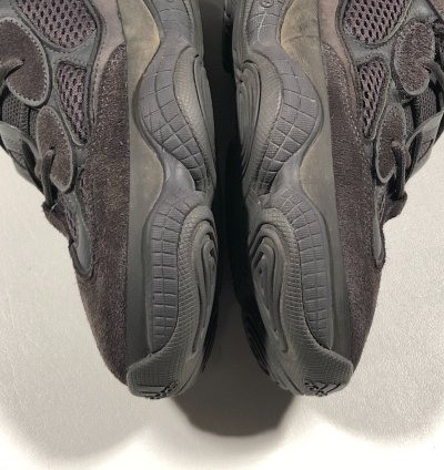 Adidas Yeezy 500 Utility Black Sneakers Shoes Pre Owned