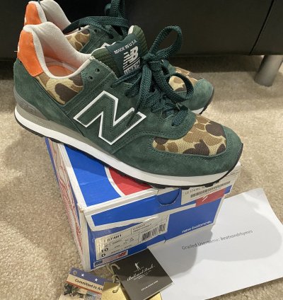 New Balance Ball And Buck Us574m1 - Mnt Green Camo Us10