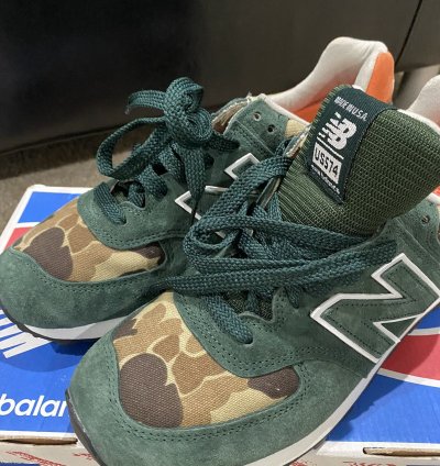 New Balance Ball And Buck Us574m1 - Mnt Green Camo Us10