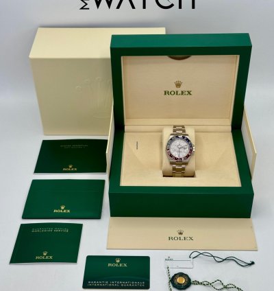 Rolex Gmt-master Ii New 2025 Gmt-master Ii Pepsi 40mm 126719blro White Gold Meteorite Dial