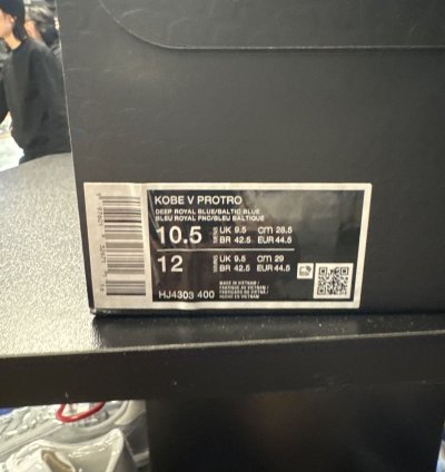 Nike Kobe 5 -ray Size 10 5 Brand New Quick Ship Og All