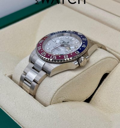 Rolex Gmt-master Ii New 2025 Gmt-master Ii Pepsi 40mm 126719blro White Gold Meteorite Dial