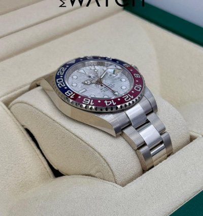 Rolex Gmt-master Ii New 2025 Gmt-master Ii Pepsi 40mm 126719blro White Gold Meteorite Dial
