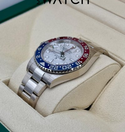 Rolex Gmt-master Ii New 2025 Gmt-master Ii Pepsi 40mm 126719blro White Gold Meteorite Dial