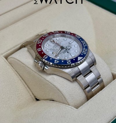 Rolex Gmt-master Ii New 2025 Gmt-master Ii Pepsi 40mm 126719blro White Gold Meteorite Dial
