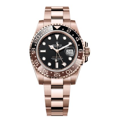 Rolex Gmt-master Ii New 2025 Rose Gold Rootbeer 126715chnr Black Brown Ceramic Bezel