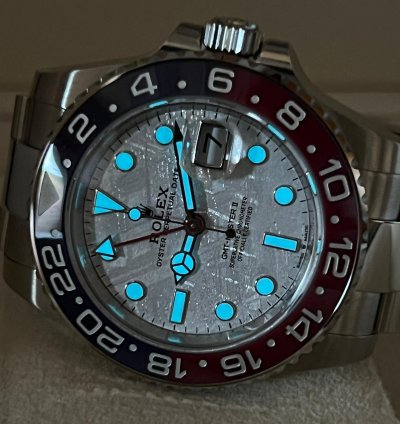Rolex Gmt-master Ii New Gmt-master Ii 126719blro Meteorite White Gold