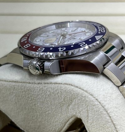 Rolex Gmt-master Ii New Gmt-master Ii 126719blro Meteorite White Gold