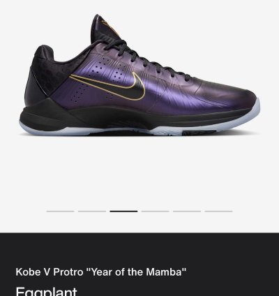 Nike Kobe 5 Proto Year Of The Mamba Eggplant