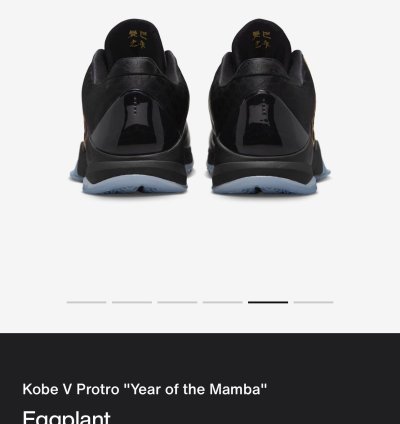 Nike Kobe 5 Proto Year Of The Mamba Eggplant