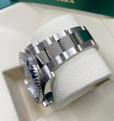 Rolex Gmt-master Ii New Gmt-master Ii 40mm 126719 White Gold Pepsi Bezel Meteorite Dial Oyster Bracelet