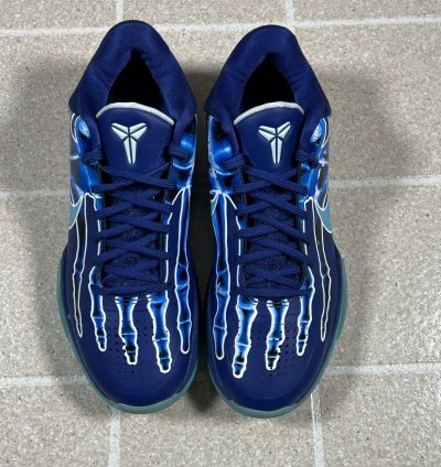 Nike Kobe 5 Protro -ray Size 8 5 Blue Basketball Shoes