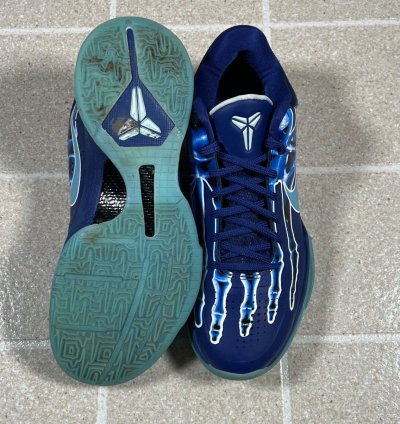 Nike Kobe 5 Protro -ray Size 8 5 Blue Basketball Shoes