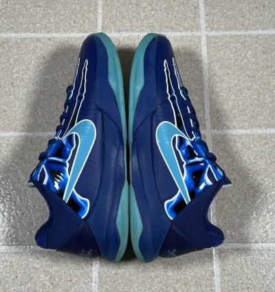 Nike Kobe 5 Protro -ray Size 8 5 Blue Basketball Shoes