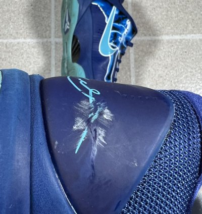 Nike Kobe 5 Protro -ray Size 8 5 Blue Basketball Shoes