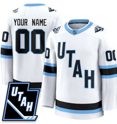 Custom Utah Hockey Jersey Mammoth 2025 Limited All Stitched White