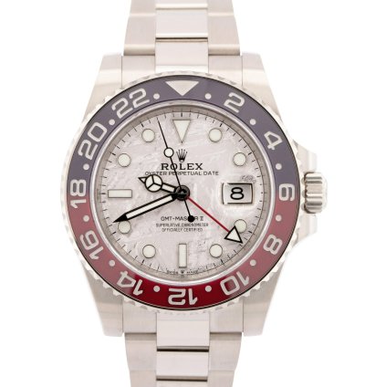 Rolex Gmt-master Ii New Papers Rolex Gmt-master Ii Meteorite Pepsi White Gold 126719 Blro Box