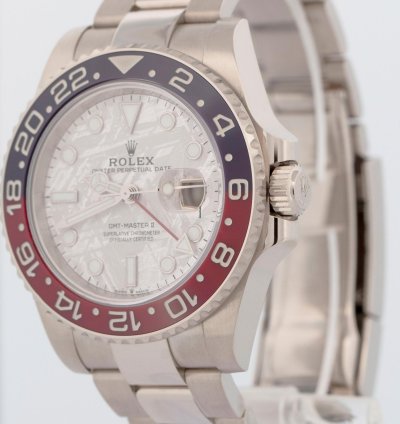 Rolex Gmt-master Ii New Papers Rolex Gmt-master Ii Meteorite Pepsi White Gold 126719 Blro Box