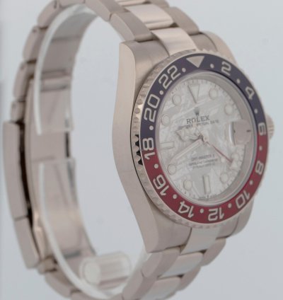 Rolex Gmt-master Ii New Papers Rolex Gmt-master Ii Meteorite Pepsi White Gold 126719 Blro Box