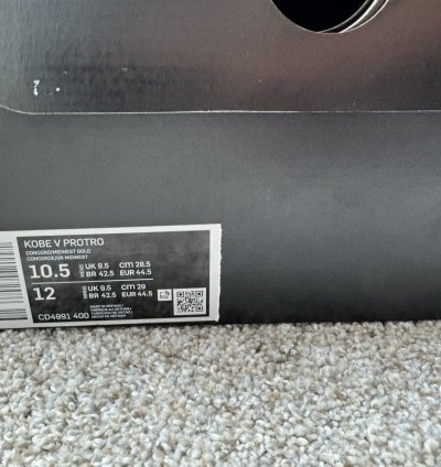 Nike Kobe 5 Protro Five Rings 2020 Size 10 5