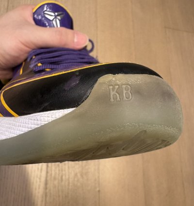 Nike Kobe 5 Protro Lakers Sz 9