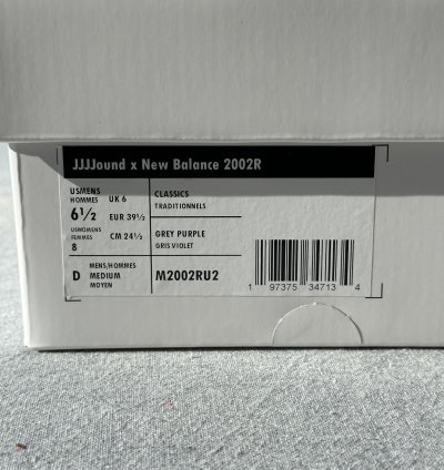 New Balance Jjjjound 2002r Storm Blue