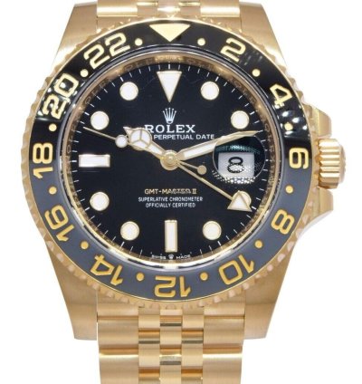 Rolex Gmt-master Ii New Rolex Gmt-master Ii 18k Yellow Gold Ceramic 40mm Jubilee Watch 25 126718