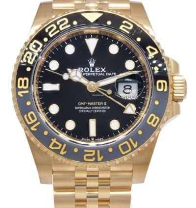 Rolex Gmt-master Ii New Rolex Gmt-master Ii 18k Yellow Gold Ceramic 40mm Jubilee Watch 25 126718