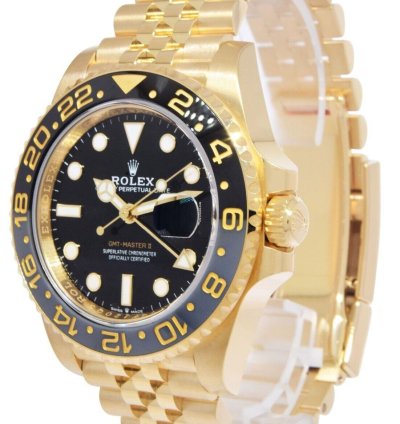 Rolex Gmt-master Ii New Rolex Gmt-master Ii 18k Yellow Gold Ceramic 40mm Jubilee Watch 25 126718