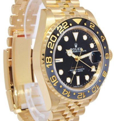 Rolex Gmt-master Ii New Rolex Gmt-master Ii 18k Yellow Gold Ceramic 40mm Jubilee Watch 25 126718