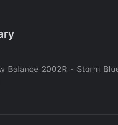 New Balance Jjjjound 2002r Storm Blue Order Confirmed