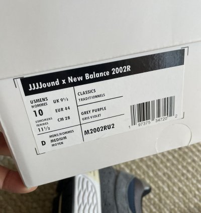 New Balance Jjjjound 2002r Storm Blue Order Confirmed
