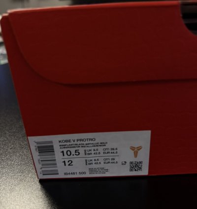 Nike Kobe 5 Year Of Mamba ib4481-500 new Size 10 5