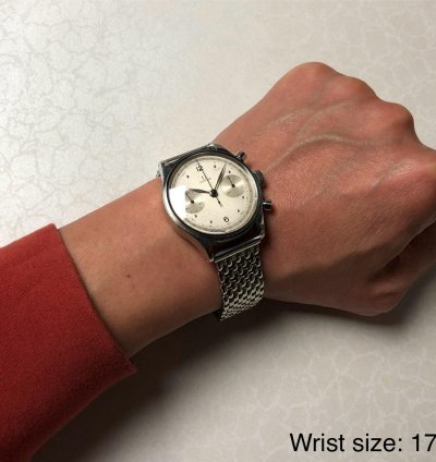 Omega 33 3chro Ref 2077 Water-resistant 38mm Chronograph Two-tone Dial