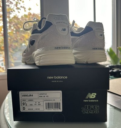 New Balance Joe Fresh Goods 990 White Black