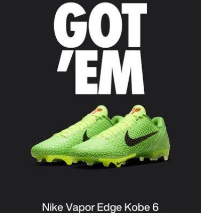 Nike Kobe 6 Grinch Cleats