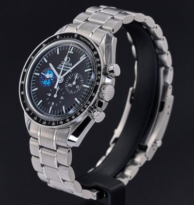 Omega 42mm 2000 1y Warranty Fullset Ref 3578 51 00 Snoopy Moonwatch Steel Black Dial Serviced