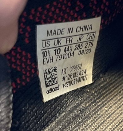 Adidas Yeezy Boost 350 V2 Bred Size 10 5 Cp9652