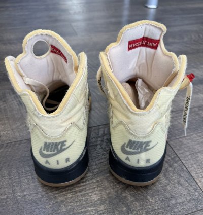 Ow Air Jordan 5 Sail 10